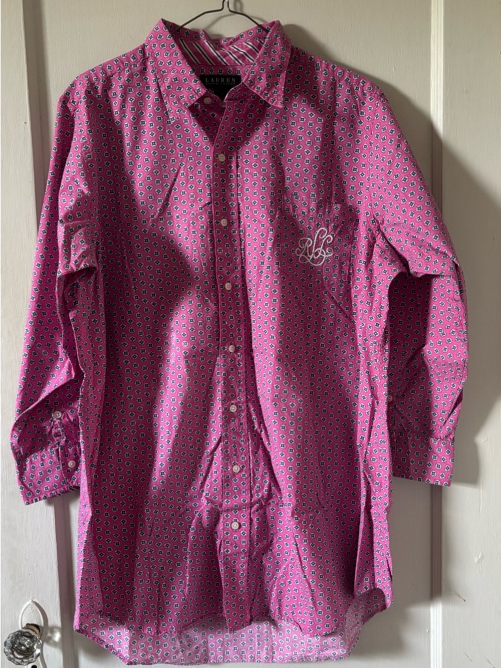 Lauren Ralph Lauren Pink Women’s Buttondown Blouse